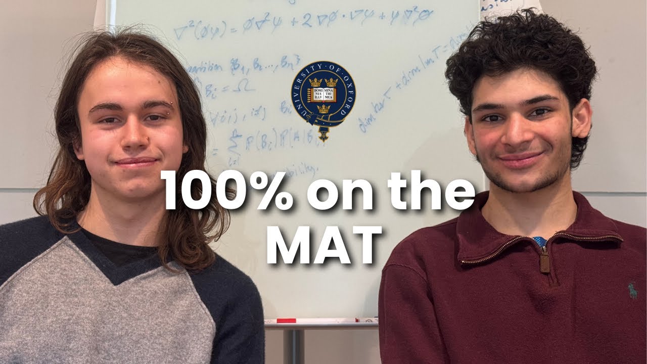 Как я сдал МАТ на 100% | Джо из Оксфордского университета