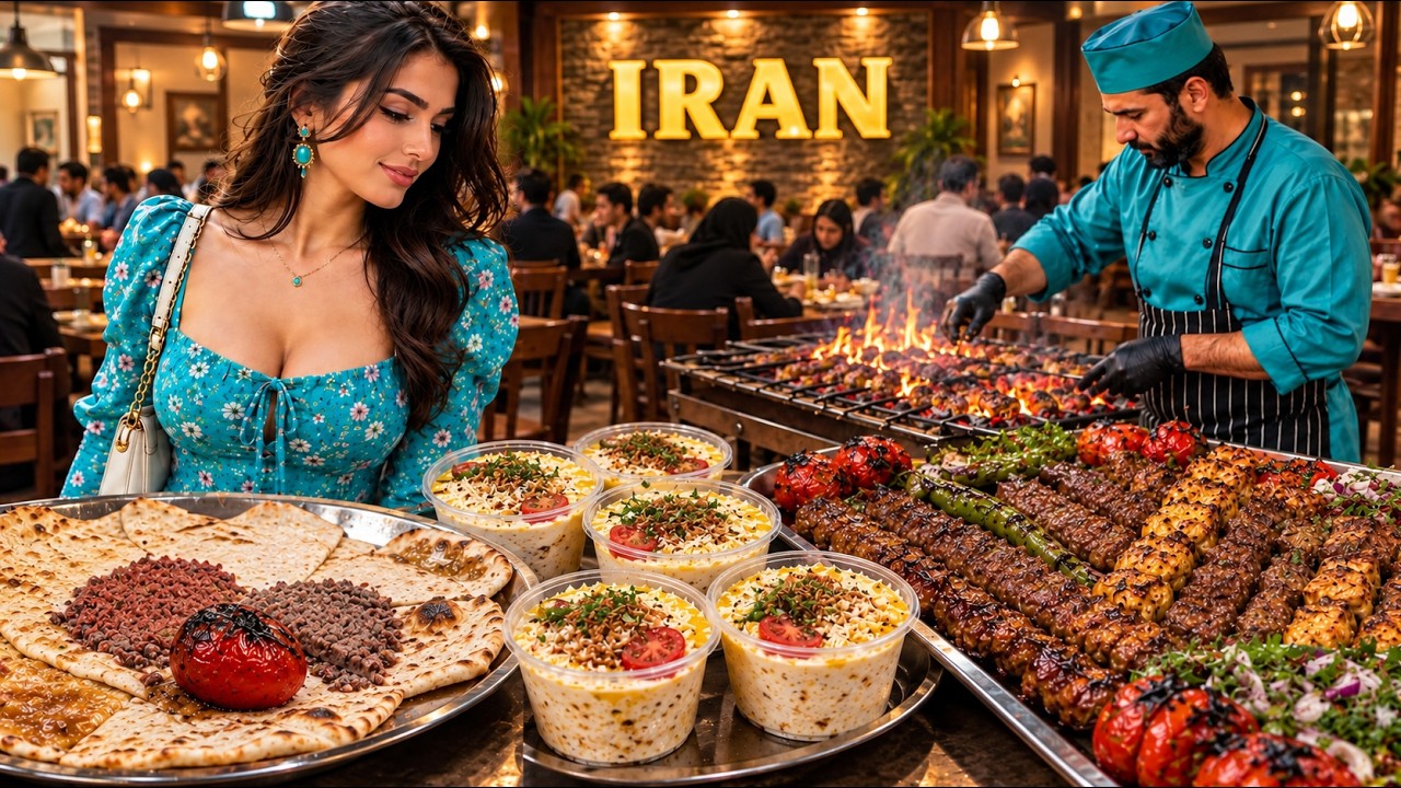Iranian FOOD Tour 🇮🇷 Inside Iran's Most Loved Beryani Restaurant