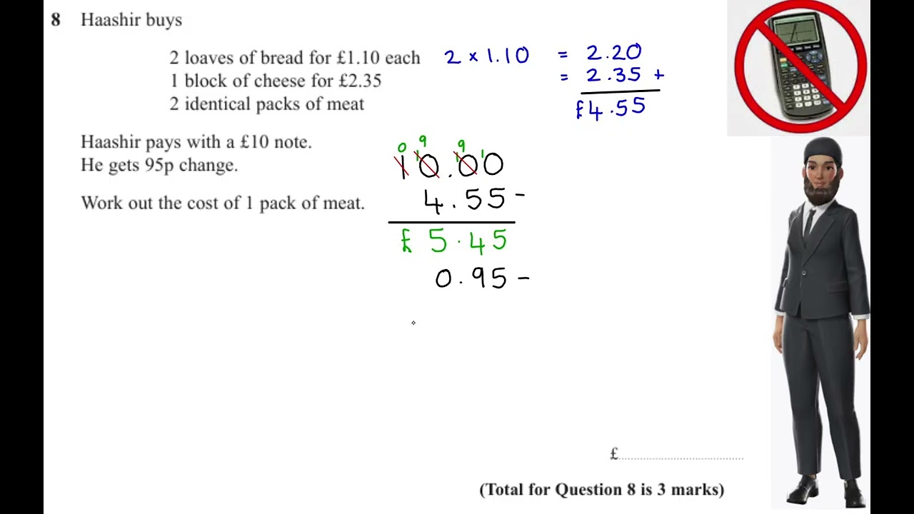 2025 Nov F P1 Q8) Money Calculations