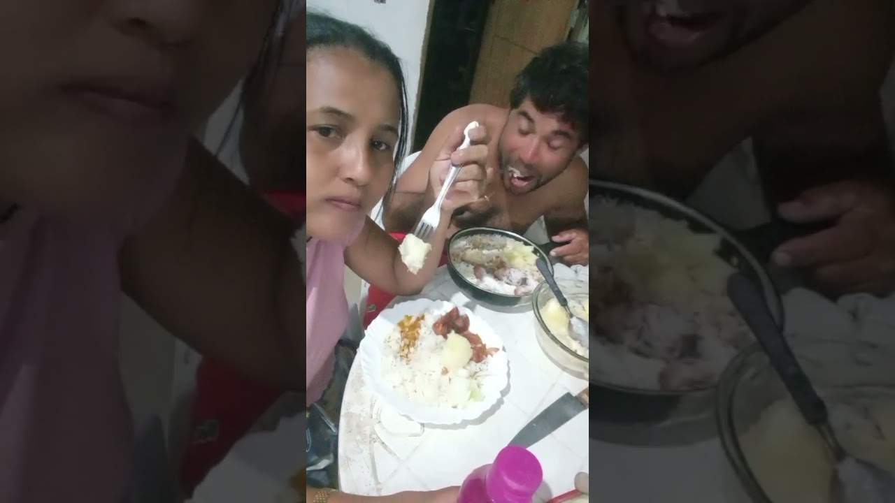 Vamos jantar família boa noite 