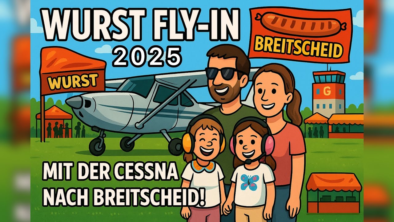 Westerwald Wurst Fly-In- Familienabenteuer in der Luft – Unser erster Cessna-Trip nach langer Pause!