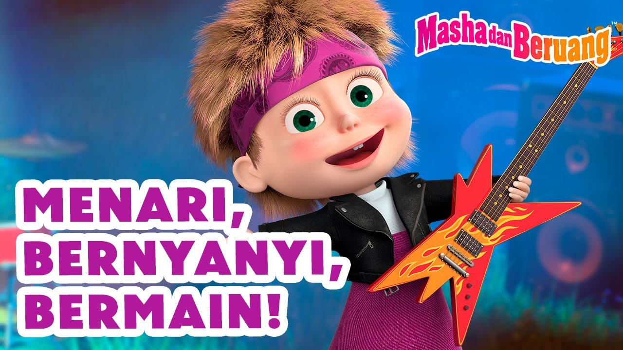 Masha dan Beruang 🎩🐯 Menari, Bernyanyi, Bermain! 👩🎸 Koleksi kartun episode terbaik 🎬
