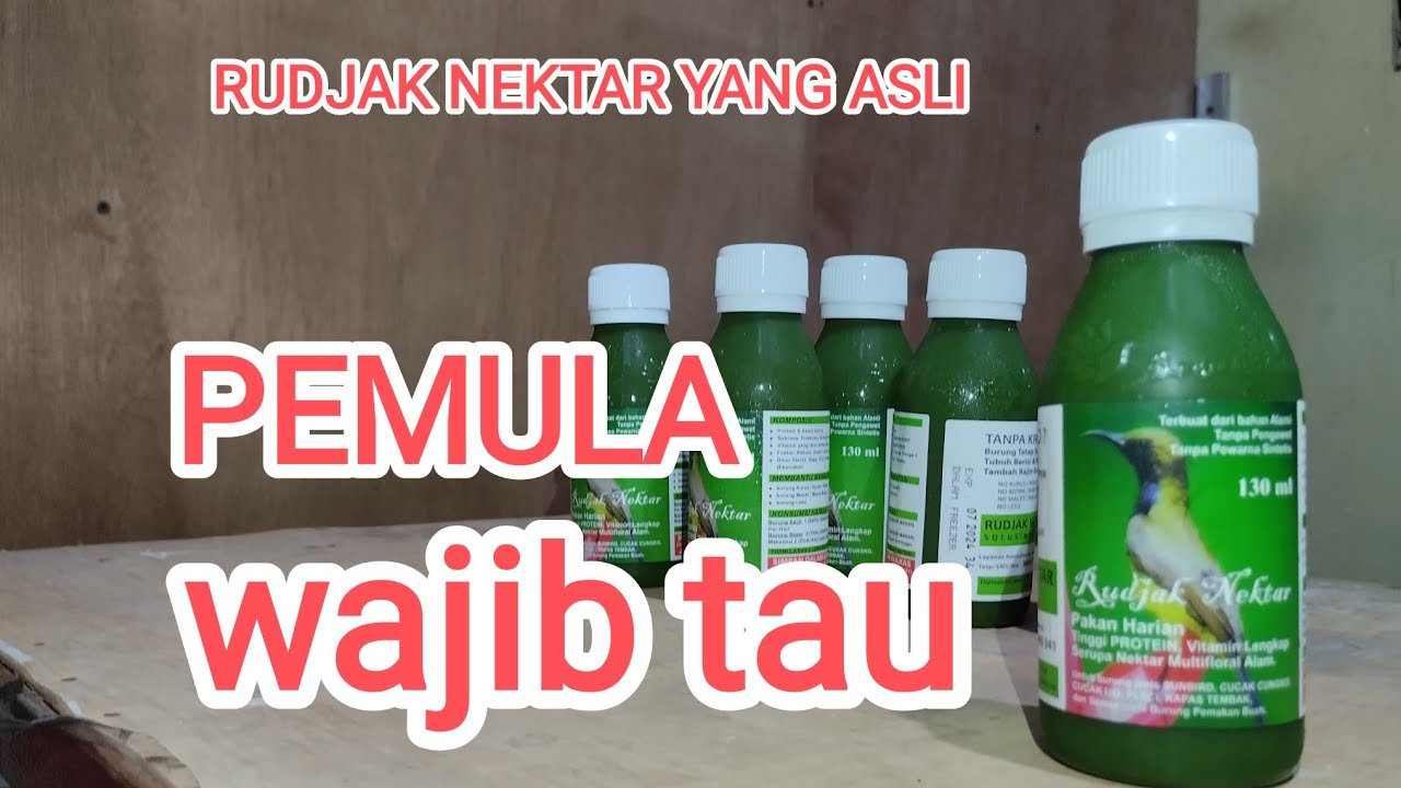 RUDJAK NEKTAR perbedaan asli dan palsu
