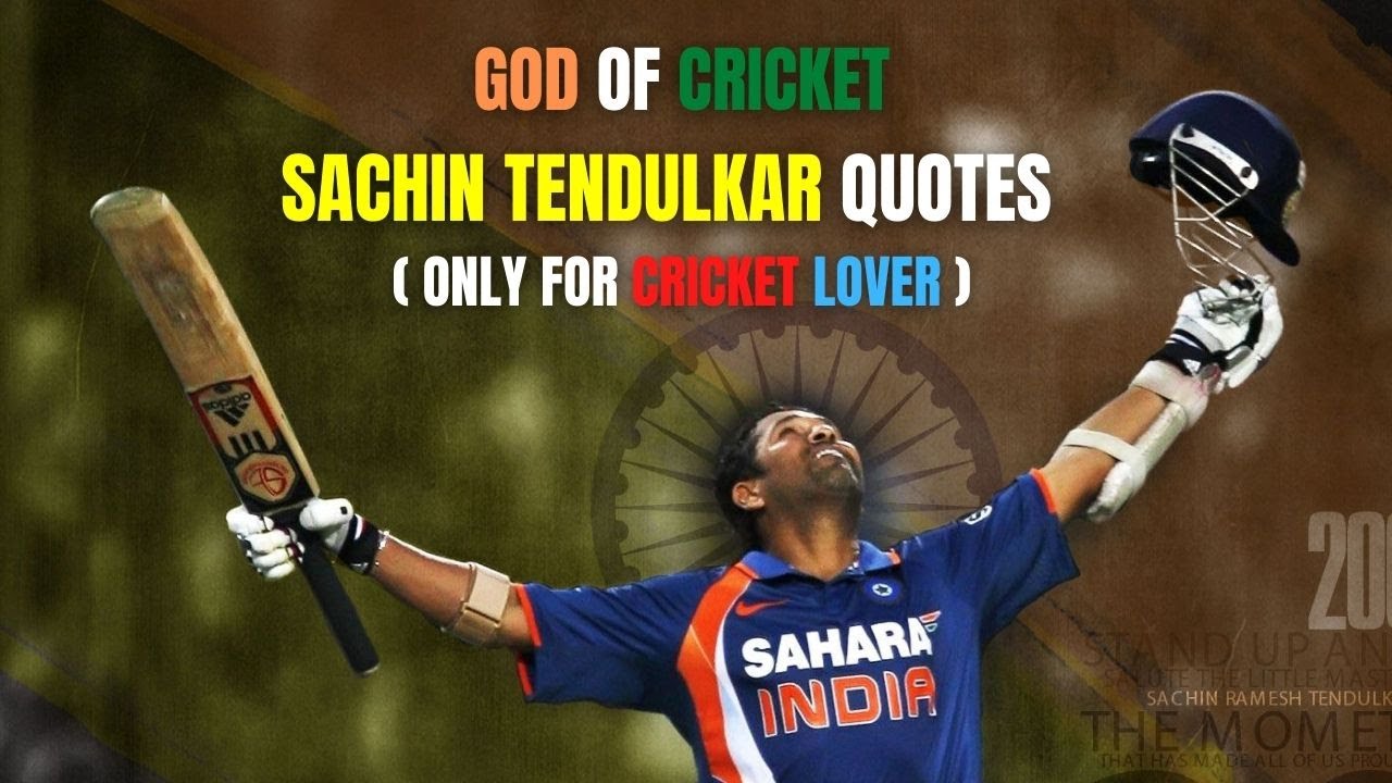 Sachin Tendulkar Quotes | God Of Cricket @MindsetMotivational