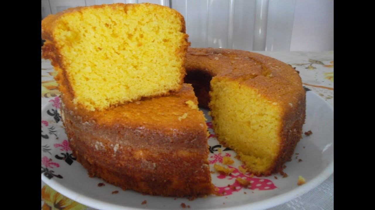 Bolo de milho fofinho,f&aacute;cil e super r&aacute;pido.