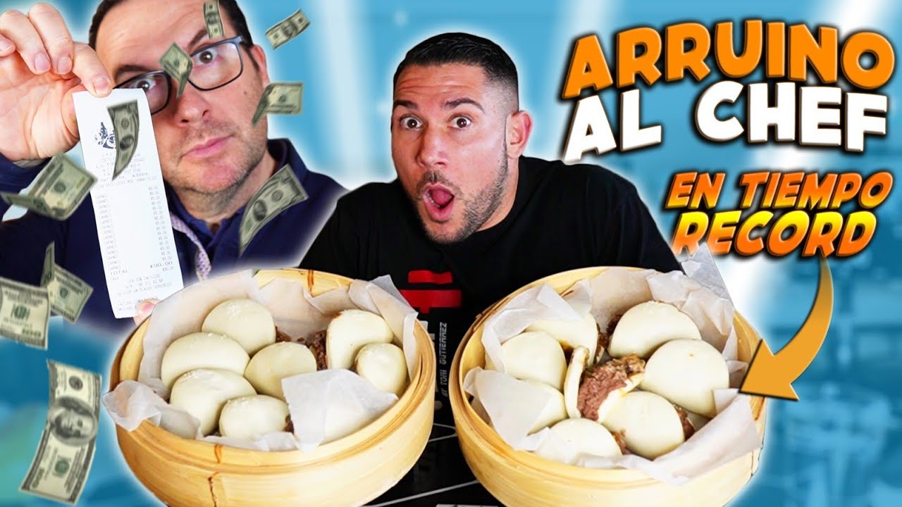 *CHEF MUY LOCO* Me RETA a COMER su ENTRANTE MAS CARO Y FAMOSO hasta REVENTAR
