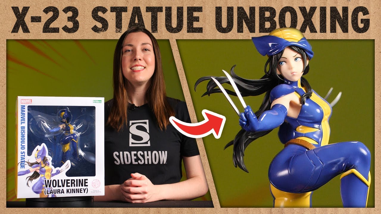 Kotobukiya Wolverine X-23 Laura Kinney Marvel X-Men Bishoujo Statue Unboxing