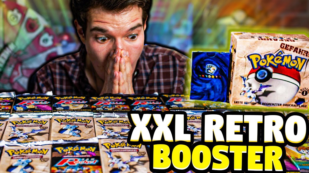 Diese XXL Pokémon RETRO Booster Sammlung habe ich gekauft 😵