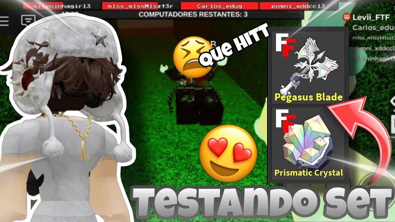 &bull;TESTANDO SET PEGASUS + HITS INSANOS | Flee The Facility Roblox |&bull;