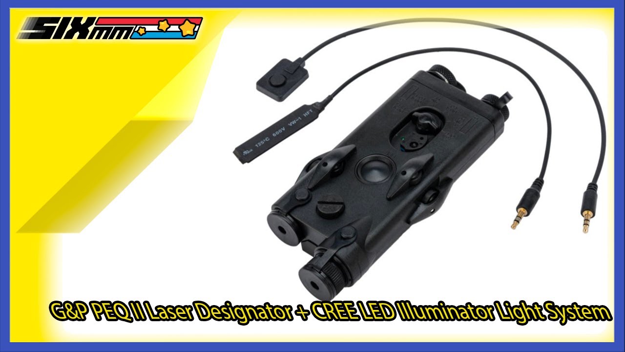 [G&P] PEQ II Laser Designator + CREE LED Illuminator Light System[BLK]