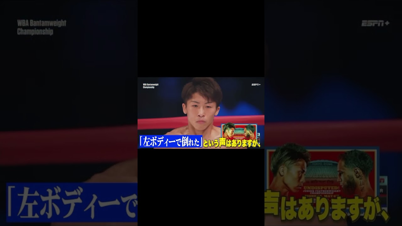 井上尚弥が異次元なパンチ力を証明した瞬間  #ボクシング #井上尚弥