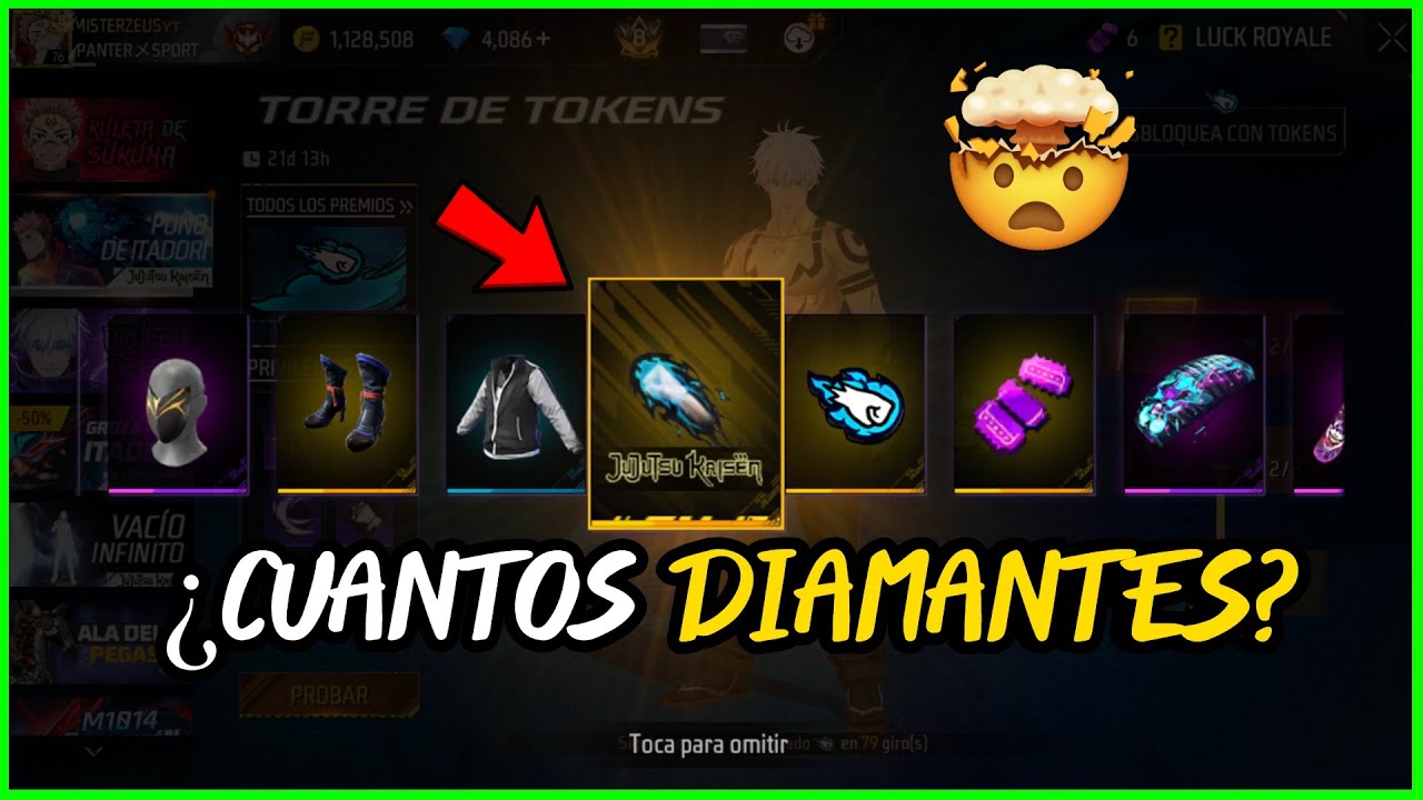 Sacando los PUÑOS DIVERGENTES de ITADORI en la TORRE DE TOKENS