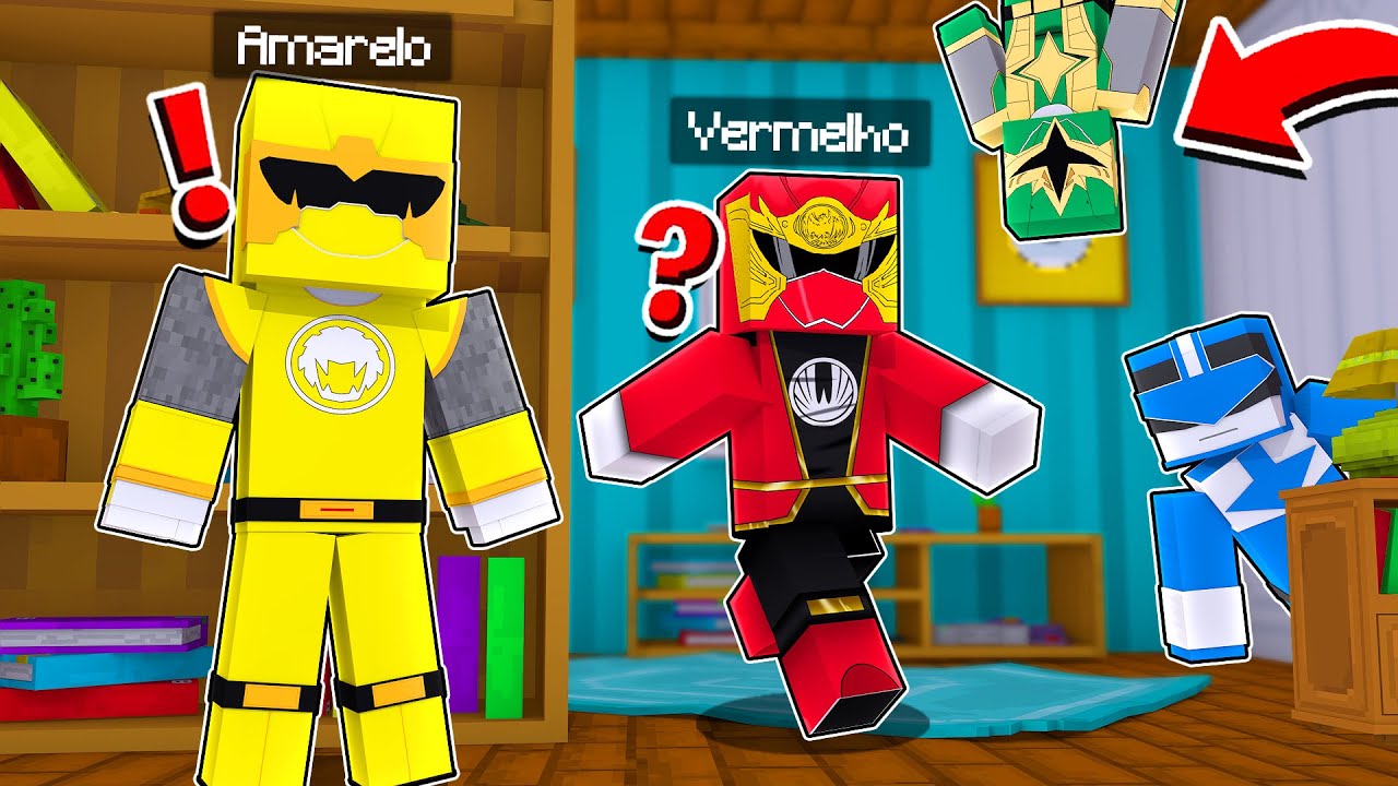 ESCONDE ESCONDE DOS POWER RANGERS NO MINECRAFT ‹‹ P3DRU ››