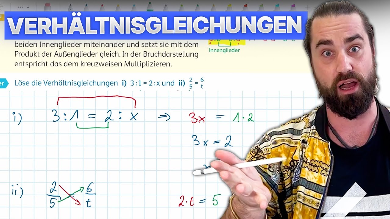 Verhältnisgleichungen einfach erklärt | Mathe Mit Max
