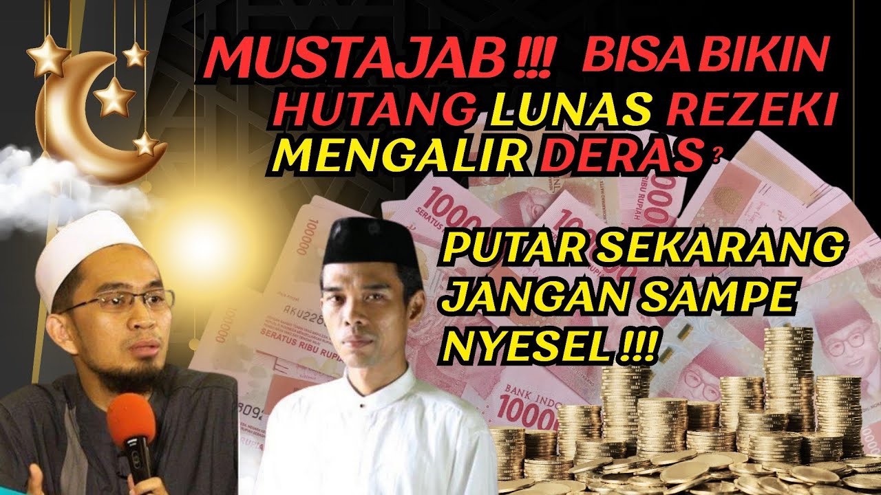 MUSTAJAB‼️HUTANG LUNAS REZEKI NGALIR DERAS?‼️AMALAN DOA ZIKIR LUNAS HUTANG NARIK REZEKI?‼️
