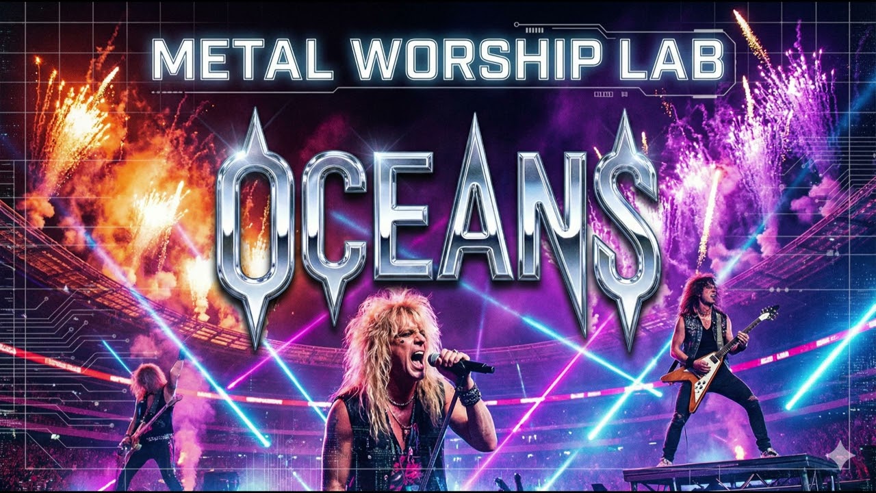 HILLSONG UNITED - OCEANS [80s Hair Metal AI Anthem] // Metal Worship Lab