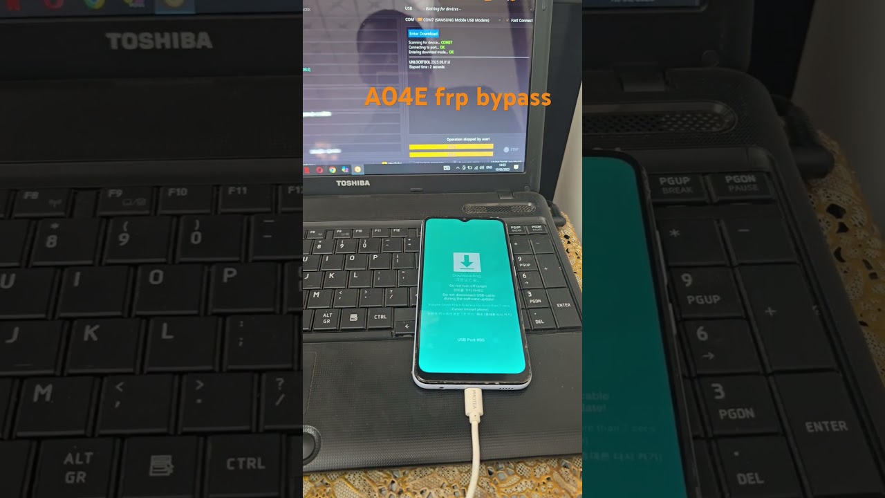 Samsung A04E frp bypass unlock tool / Google account remove /