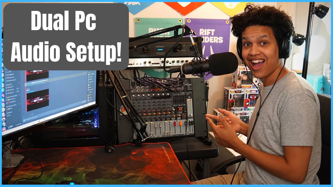 How to Setup Dual Pc Audio for Live streaming!