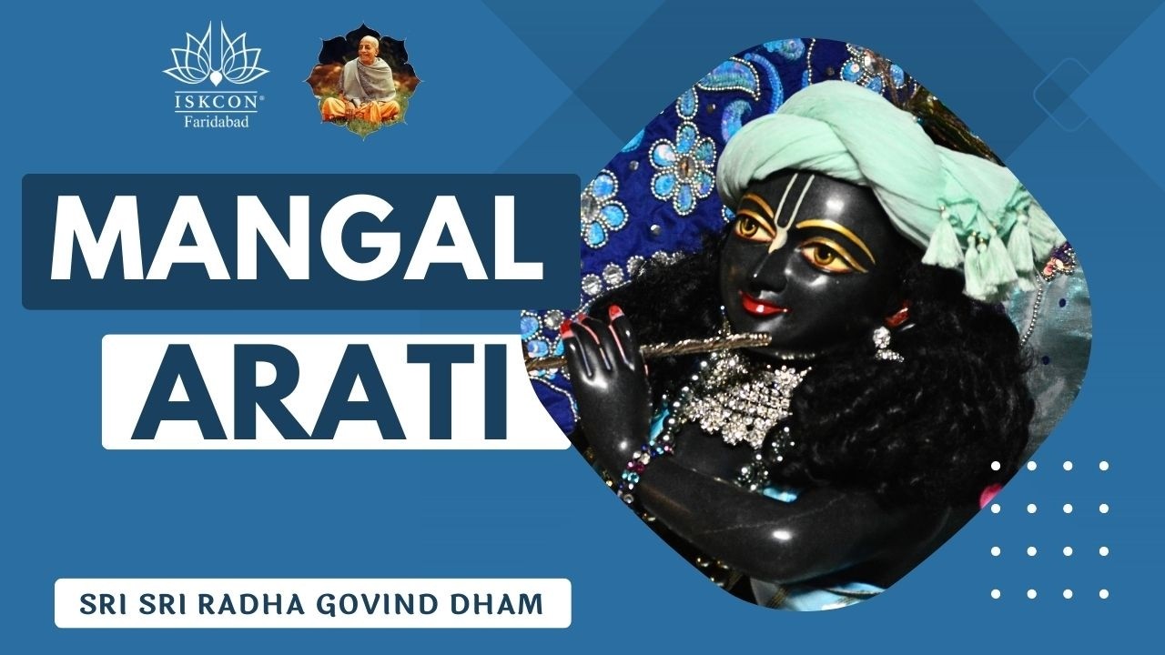 Mangal Arati || 9th March 2026 || ISKCON Faridabad