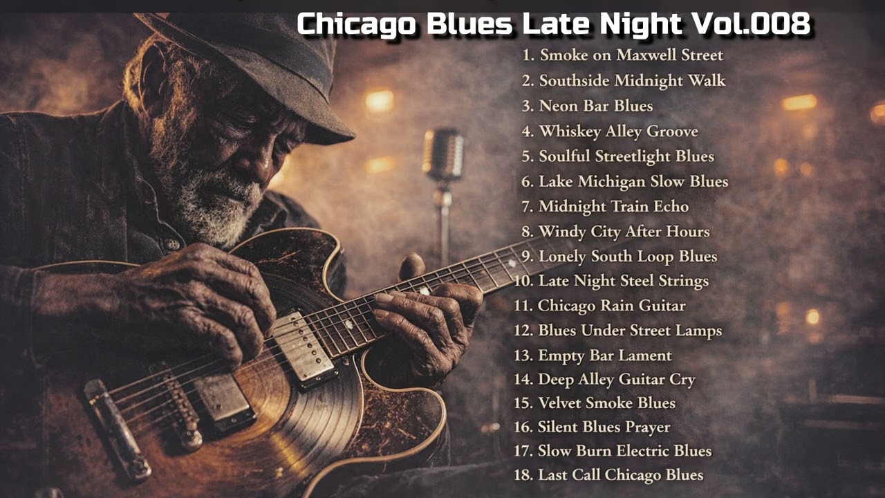 Chicago Blues Late Night Vol.008 | Midnight Electric Blues Guitar Sessions