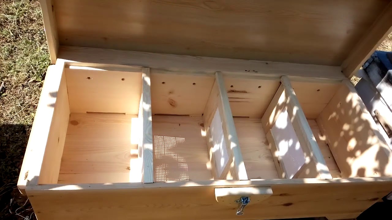 Dört Bölmeli Koloni Destek Kovanı  1. Bölüm , Boş Kovan Tanıtımı