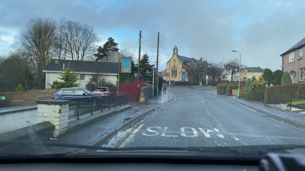 Driving in Scotland - Haggs/Banknock to Strathblane - February 2022