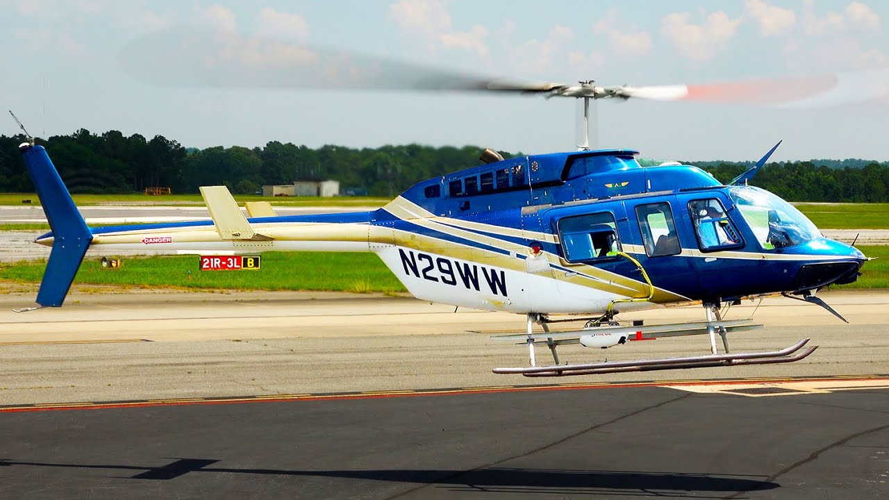 Helicopter Action:Bell-206,EC130,R66,and Atlanta Biplanes Pdk Airport 🛫