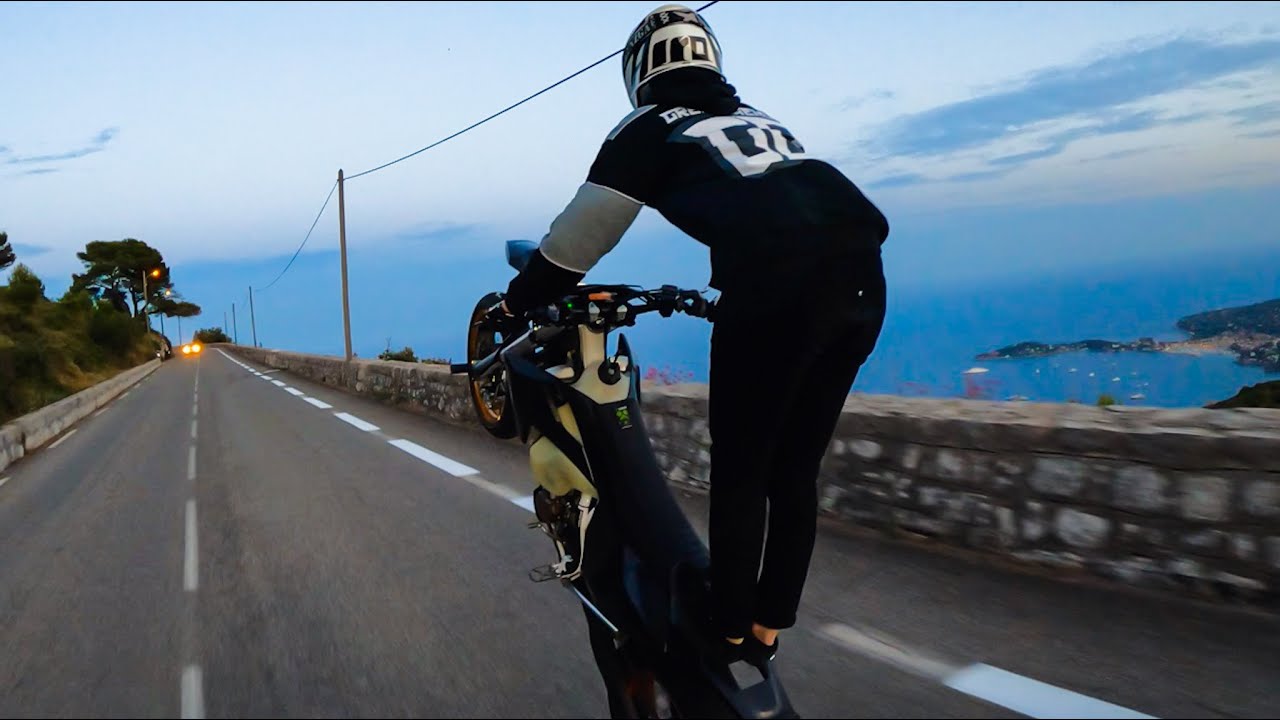 Mit den Supermotos über Monaco!