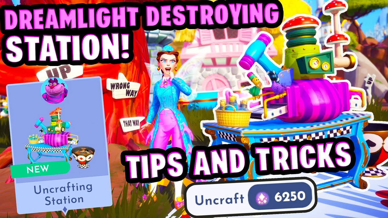 Uncrafting Station Guide + Tips in Disney Dreamlight Valley. People Are NOT HAPPY!