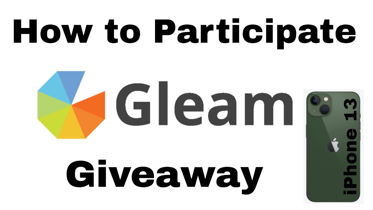 How to participate in gleam giveaway #gleam