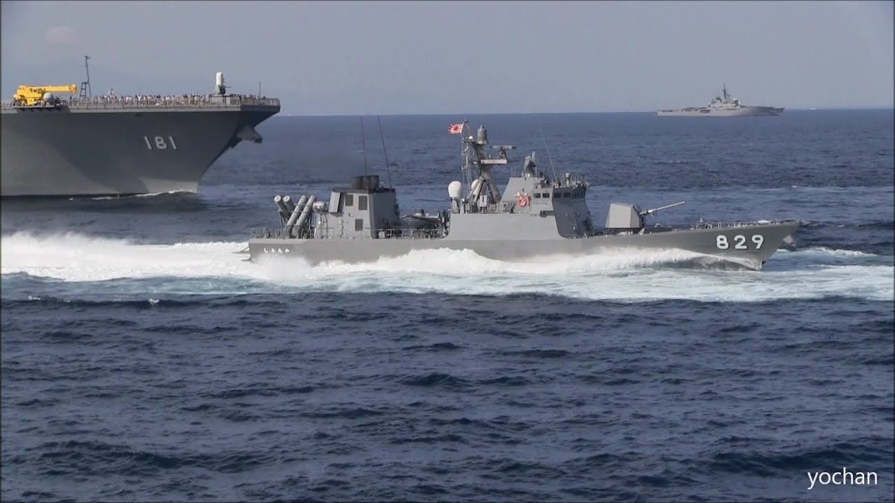 Missile boats.High speed Pass.Fleet Review 