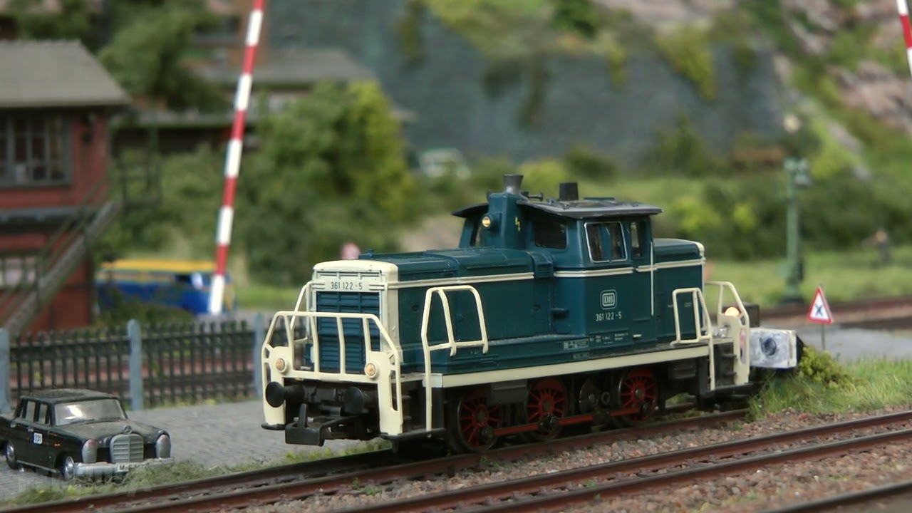 Fahrvideo auf der Märklin Spur H0 Württemberg-Modellbahnanlage der Lippstädter Eisenbahnfreunde