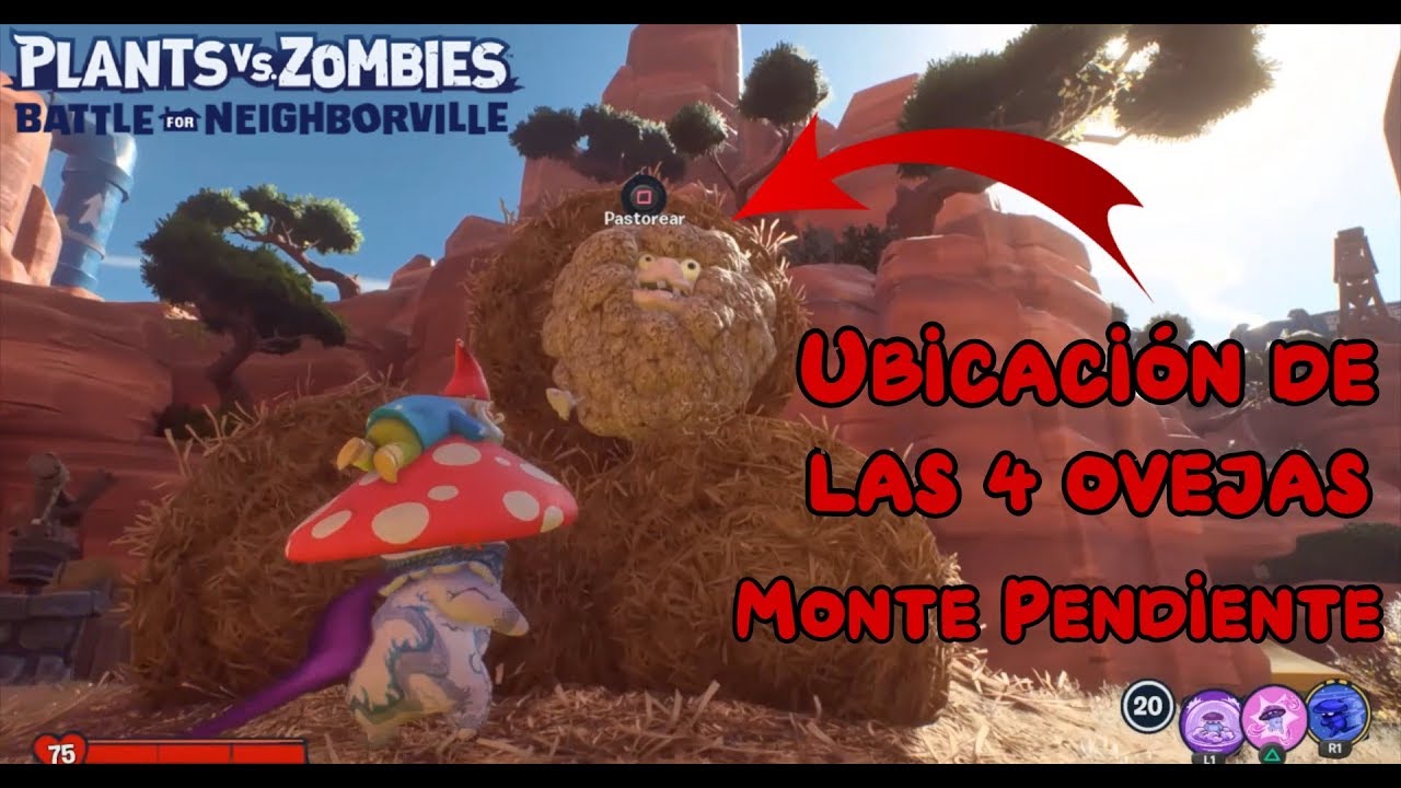 Ubicaci&oacute;n Ovejas Monte Pendiente - PvZ Battle for Neighborville