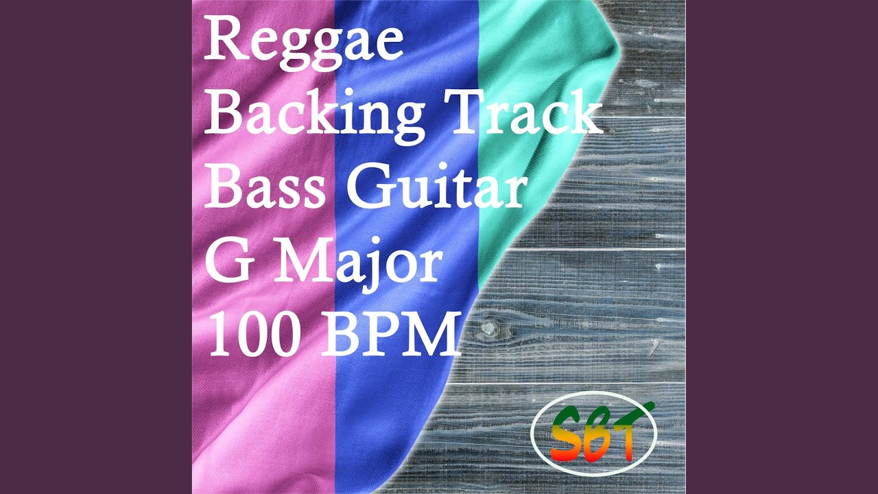 Reggae Bass Guitar Backing Track in G Major 100 BPM, Vol. 2