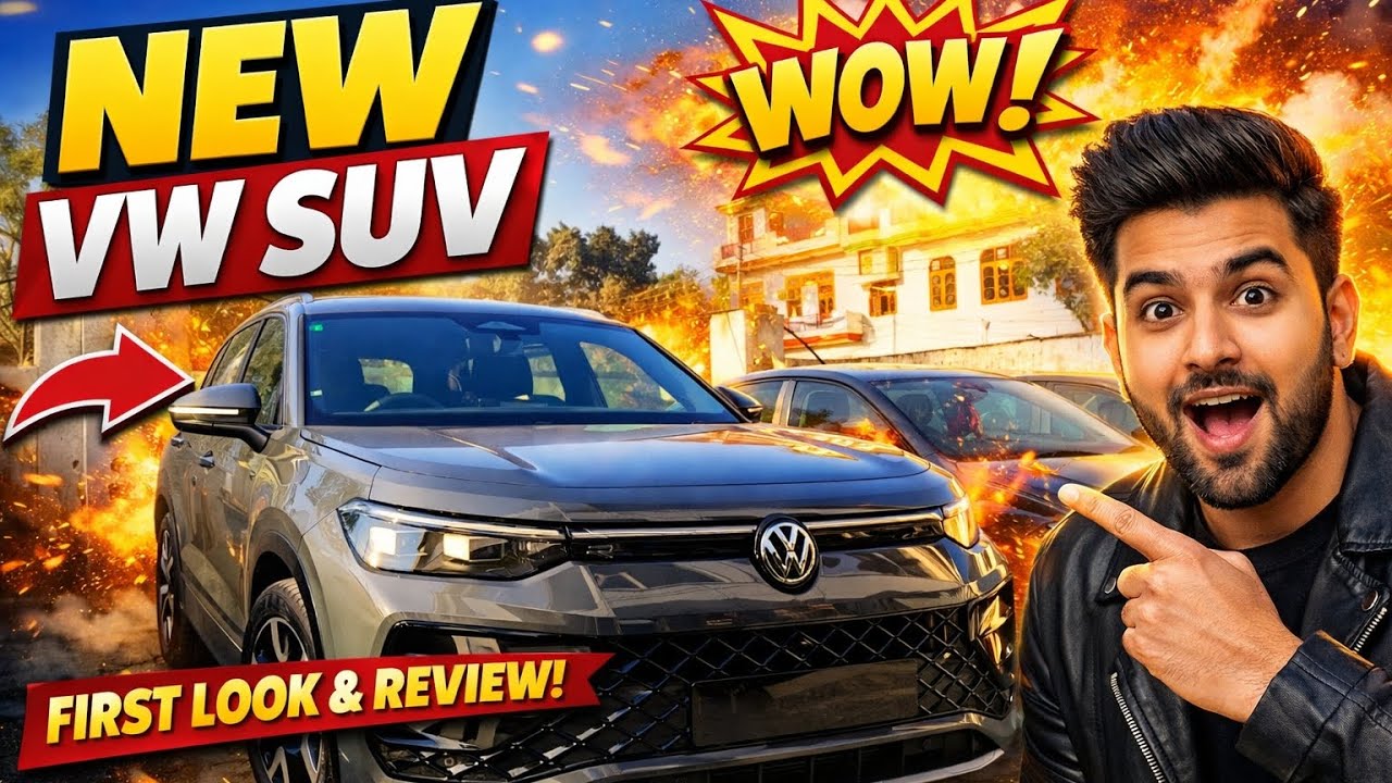 “Volkswagen Tayron Full Review 🔥 Fortuner Ko Takker Dene Aa Gayi German SUV!”#carreview #volkswagen 