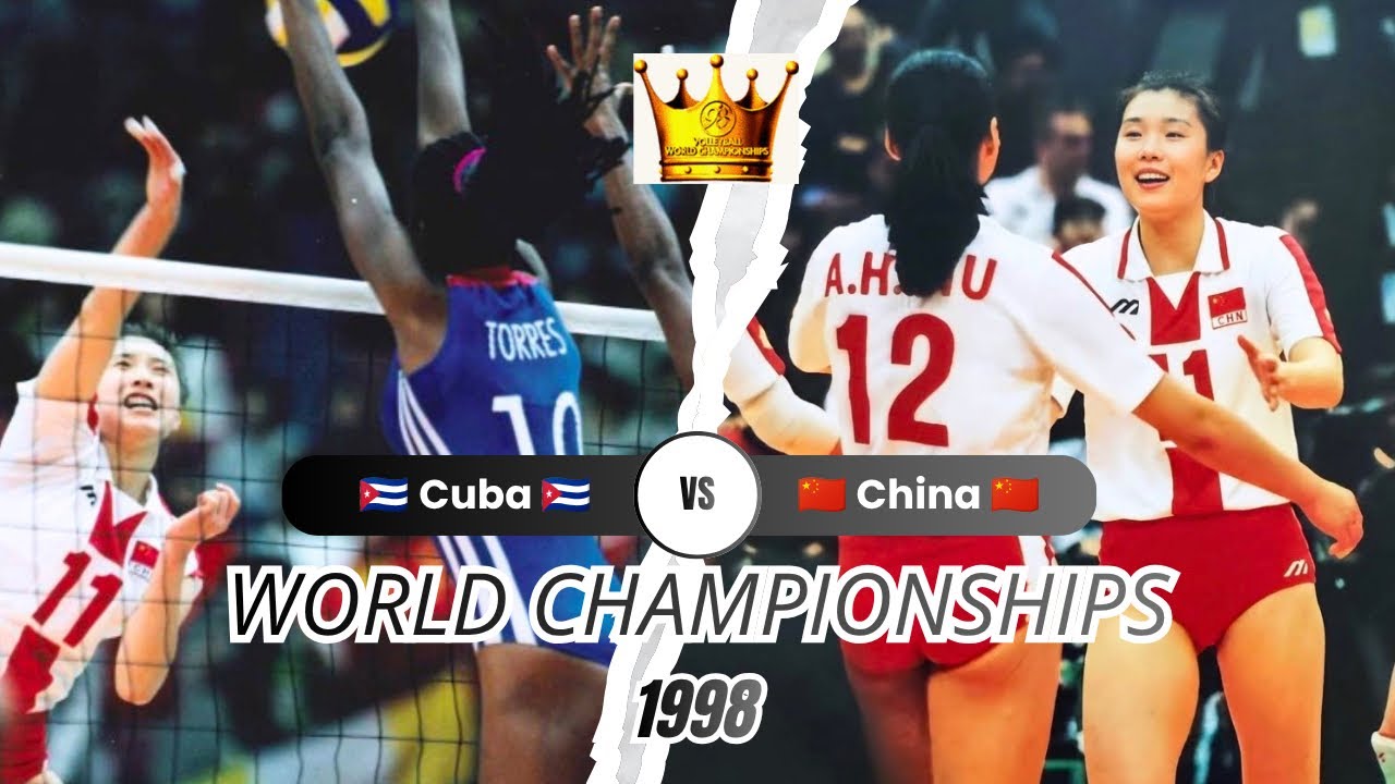 【HD】1998 🇨🇺 Cuba vs China 🇨🇳 🏐 Women Volleyball 🏐 FIVB World Championship