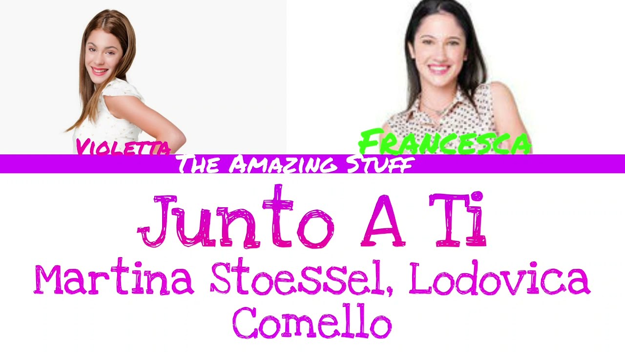 Junto a ti violetta color coded lyrics