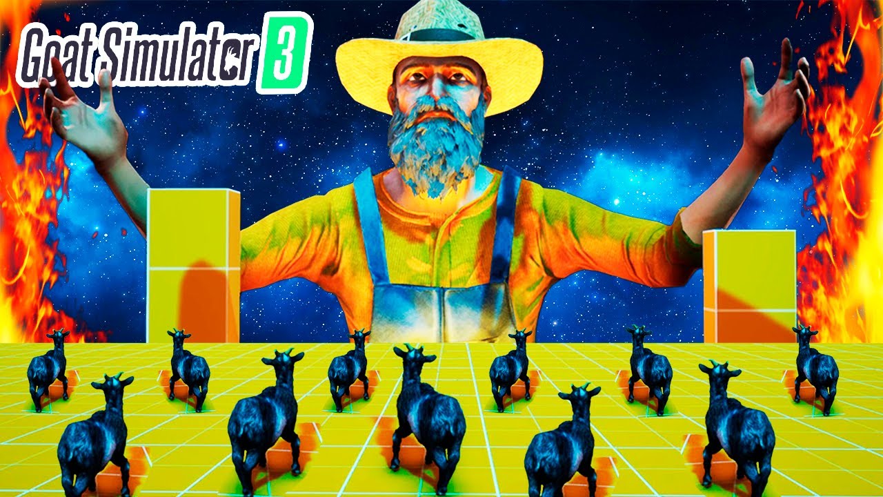 LA CABRA CONTRA EL DIOS DEL JUEGO - JEFE FINAL | GOAT SIMULATOR 3