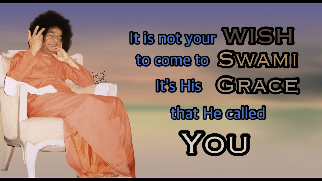 How Sri Murli Came To Swami | Experiences By Sri Murli Jaju | It's Not Your Wish To Come To Swami |