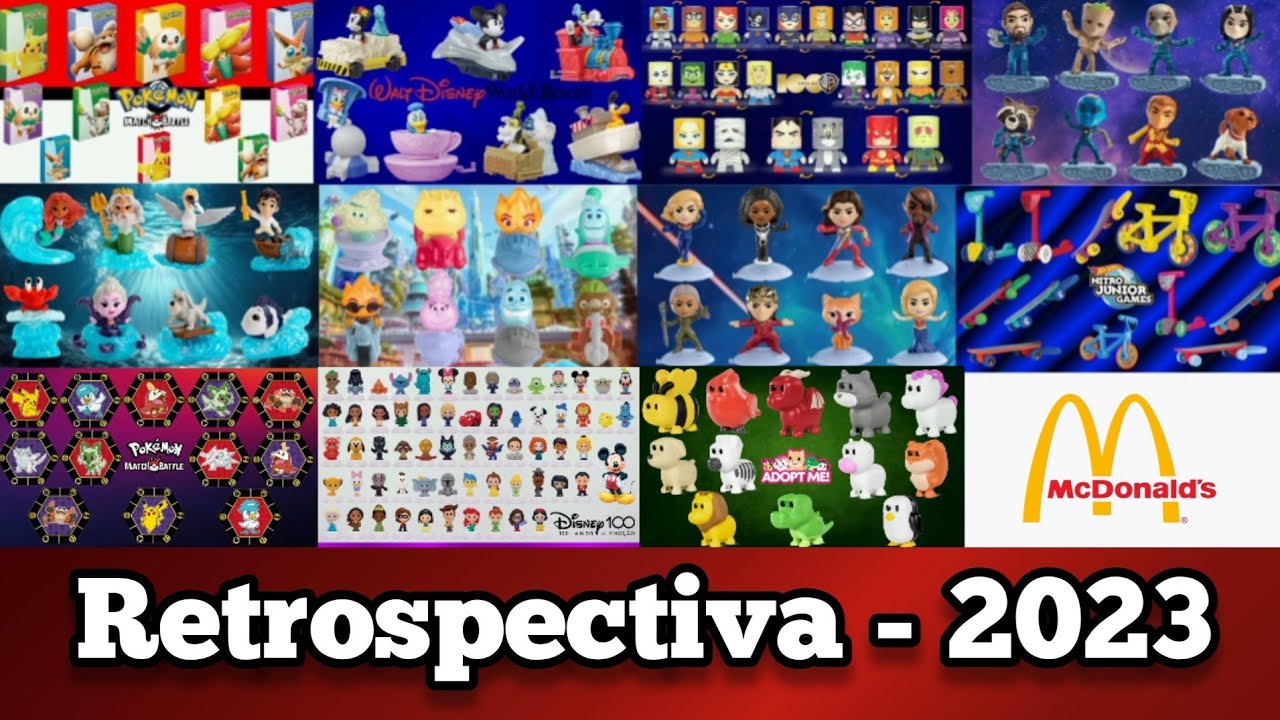 A Retrospectiva das coleções do Mclanche Feliz de 2023
