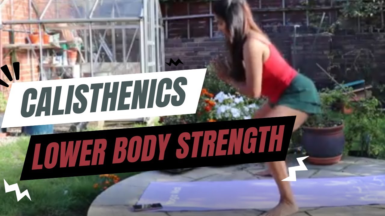 Quick Lower Body Calisthenics Workout | 3 Bodyweight Moves for Strong Legs & Glutes