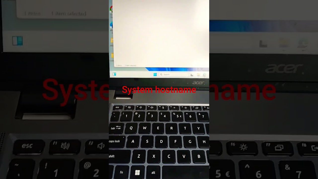 System hostname #hostname #system #laptop #computer