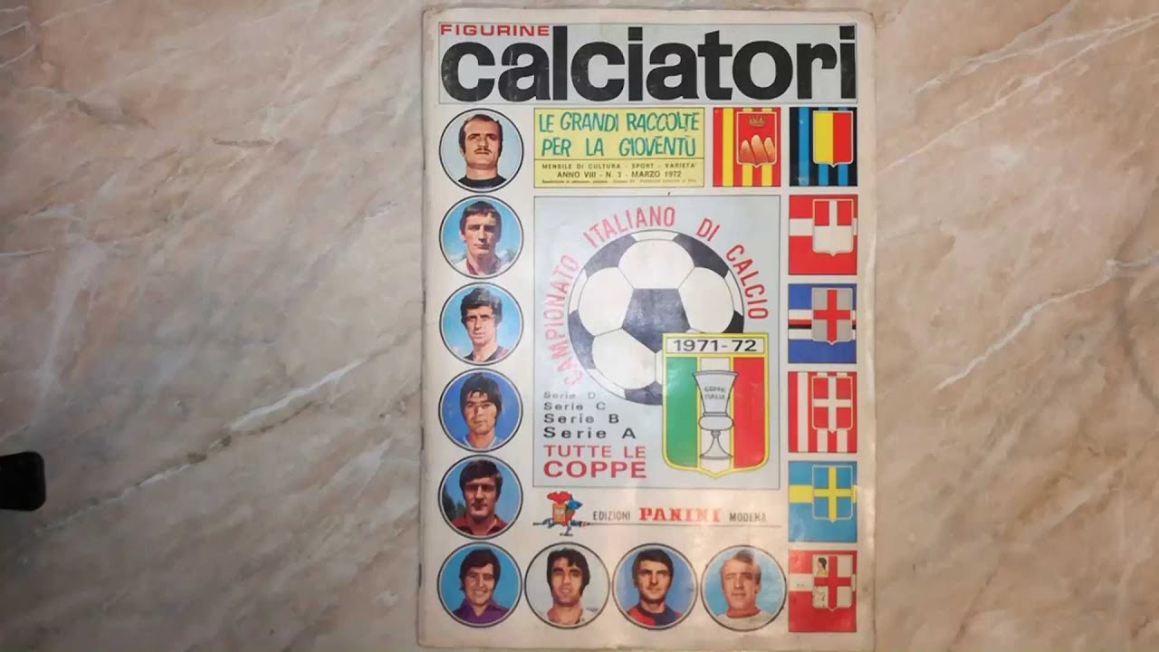 Album Figurine calciatori Panini 1971-1972 (completo)