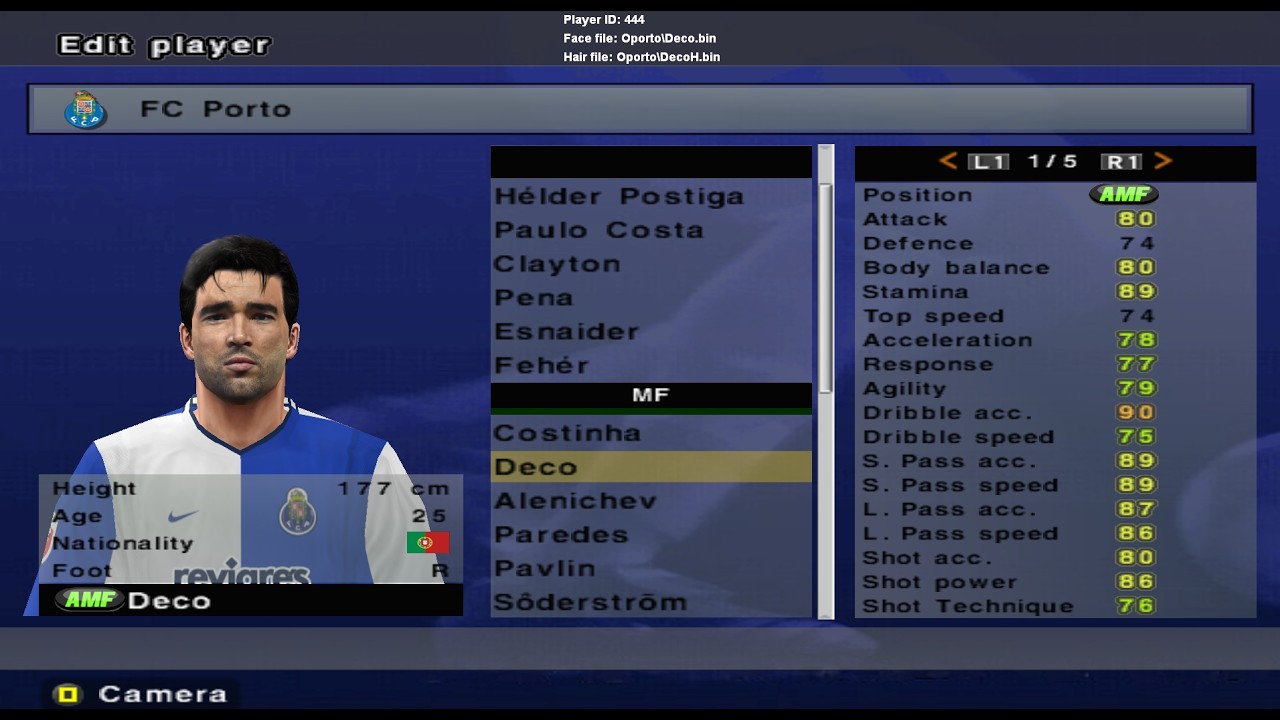 PES 6 2001/02 Season Liga Sagres Teams