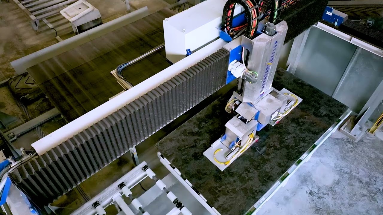 Compact production line for kitchen countertops (Carlo Bernasconi AG, Schweiz)