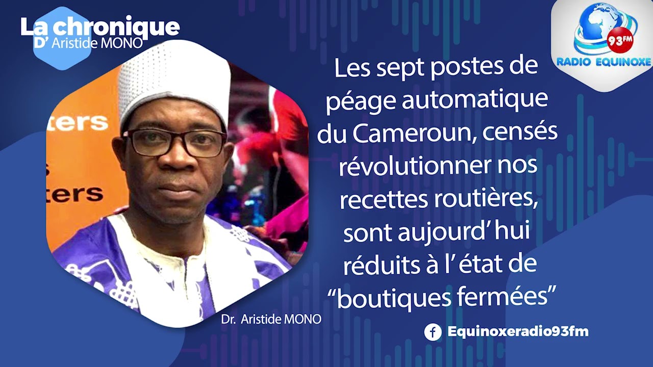 CHRONIQUE ARISTIDE MONO DU MARDI 03 MARS 2026 - EQUINOXE TV