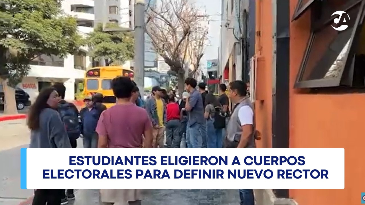 Tensión en votaciones de la Usac para delegados estudiantiles en relevo de rector