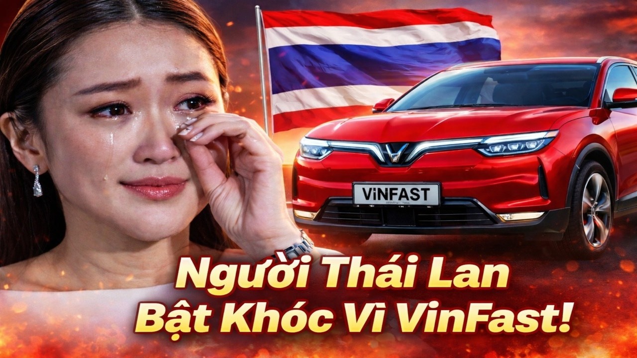 Người Thái Lan Bật Khóc Vì VinFast – Cả Mạng Xã Hội Dậy Sóng Vì Xe Điện Việt!
