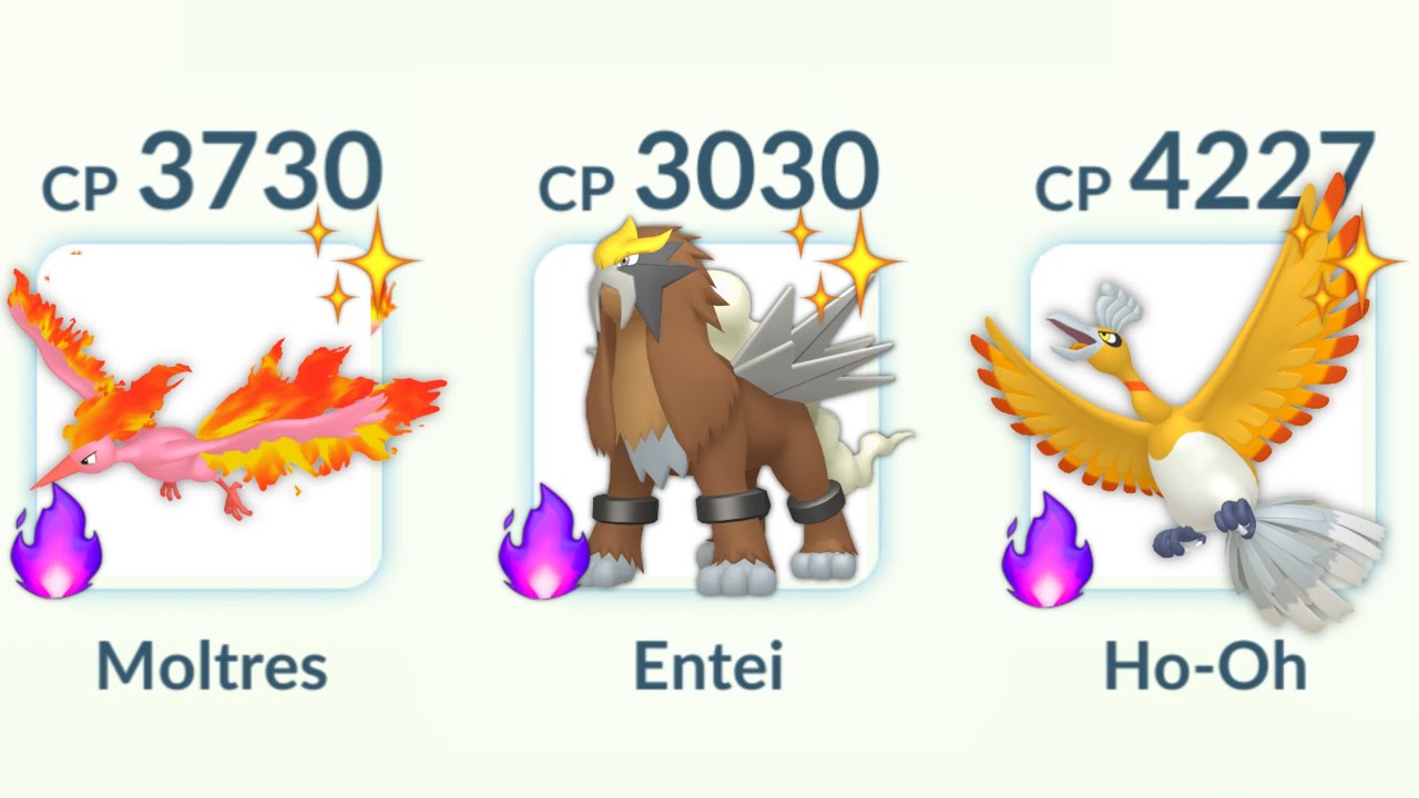 using Gen 1, 2, 3 Shadow Shiny Legendary but Only Fire 🔥 Type.