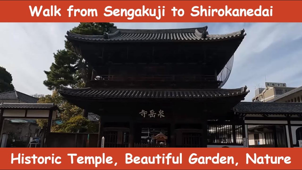 Walk from Sengakuji to Shirokanedai | 泉岳寺, Happo-en garden, Institute for Nature Study, 白金台